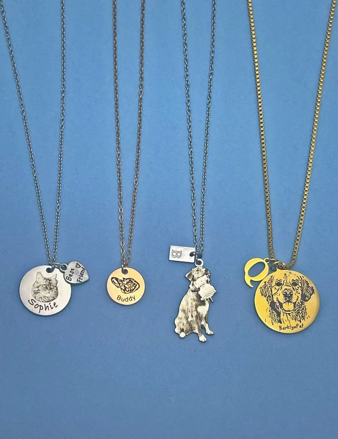 Pet Portrait Necklaces